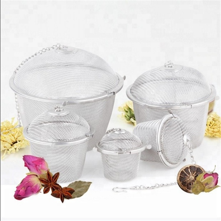 Reusable Mesh Tea Infuser Stainless Steel Tea Strainers Filters for Loose Leaf Tea