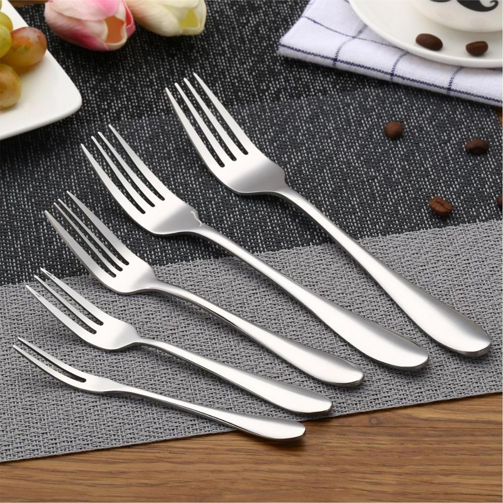 High Quality Mirror Polish Stainless Steel Hotel Restaurant Dinner Cake Fruit Fork