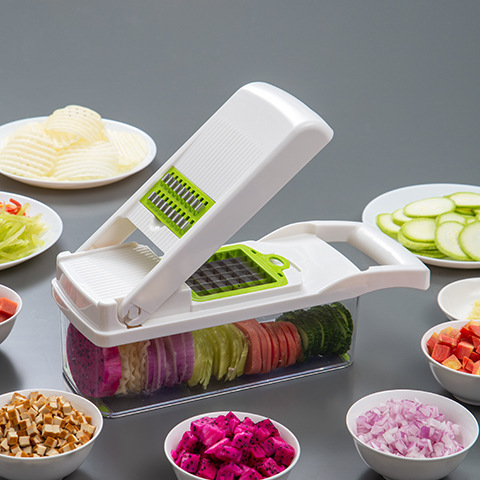 Hand Manual Mandoline Potato Slicer Vegetable Cutter Julienne Safe Manual Mandoline Slicer Grater for Kitchen