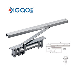 Self closing spring fire rated aluminum fire rated hydraulic automatic commercial concealed door closer