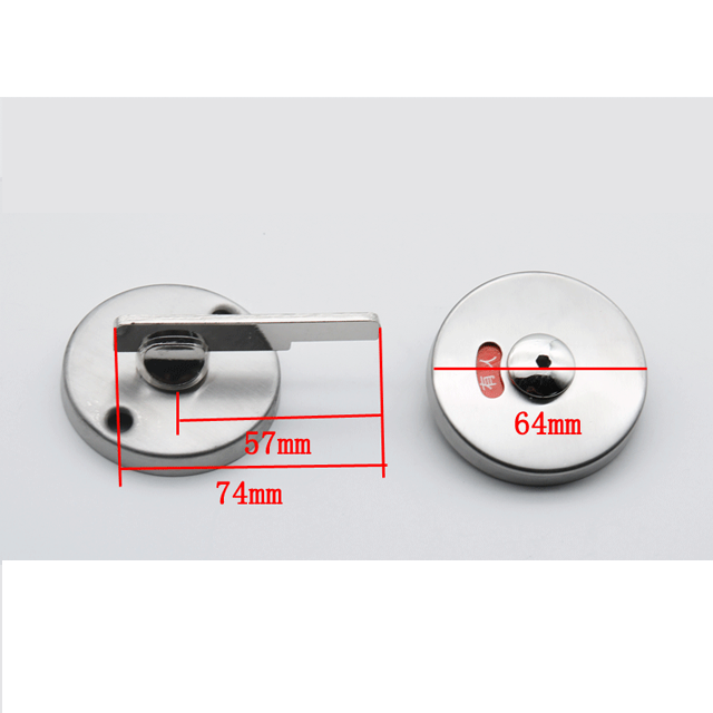 2023 New Promotion SS201 Door  Bathroom Lock Indicator toilet cubicle partition lock