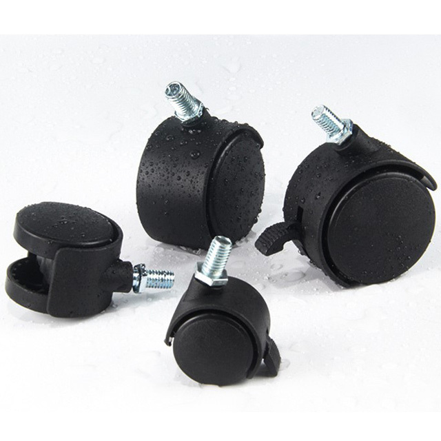 hot sale 2 inch 8mm furniture caster wheel nylon wheels castors plate roller casters wheels for furniture