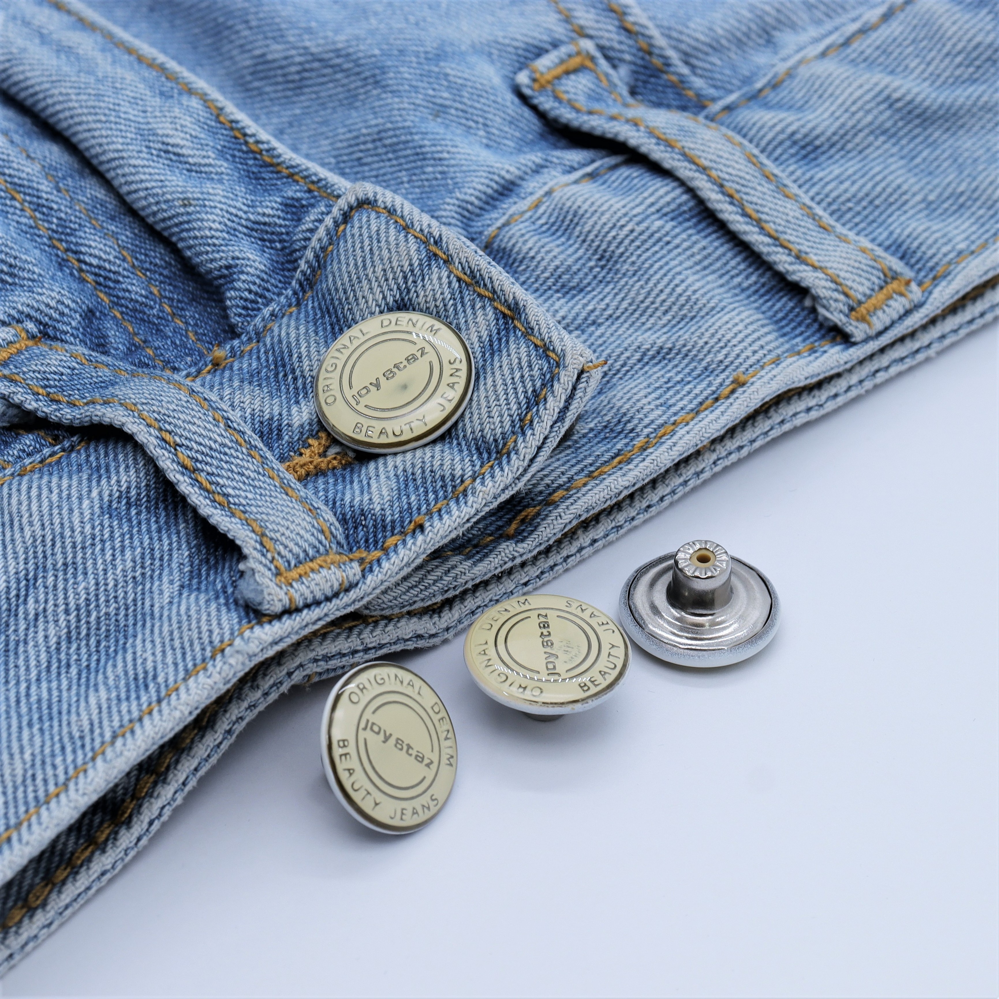 custom logo best selling electroplate Metal Toggle Button Jeans Buttons 15mm 17mm 20mm Pant Extender