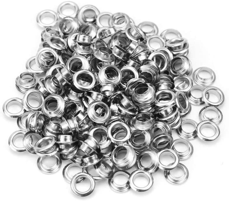 Custom Metal Garment Eyelets 5mm 6mm 8mm Brass Stainless Steel Eyelets Shoes