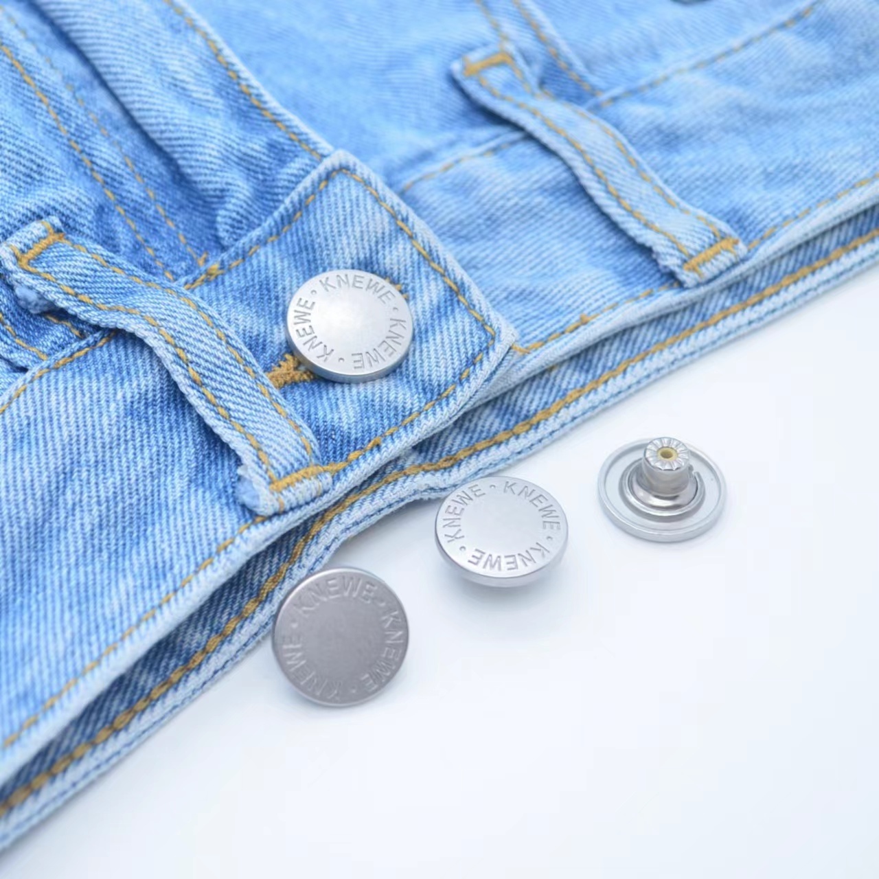 Custom made fashion accessories press stud tack shank denim rivet tack zinc alloy jeans button