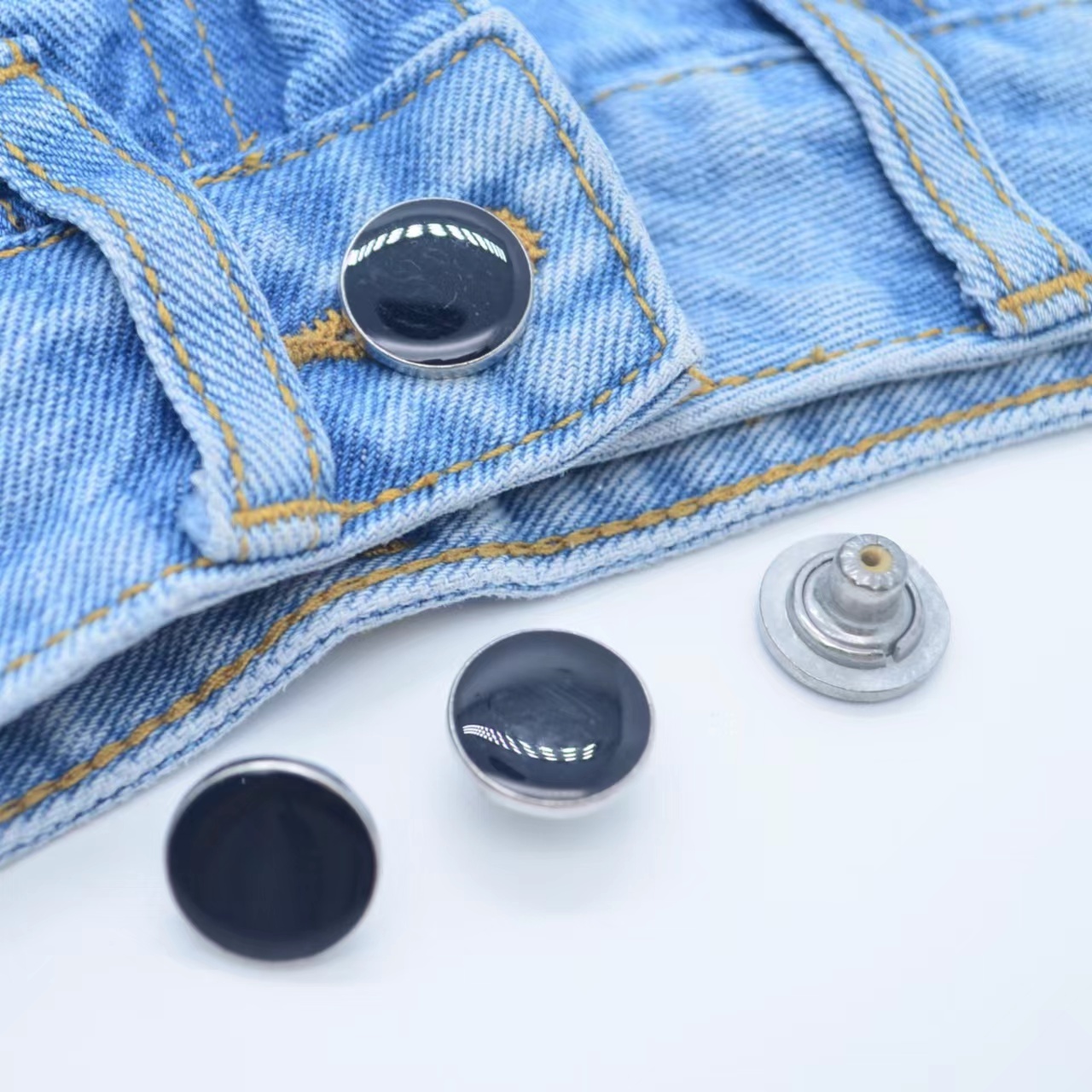 Custom made fashion accessories press stud tack shank denim rivet tack zinc alloy jeans button