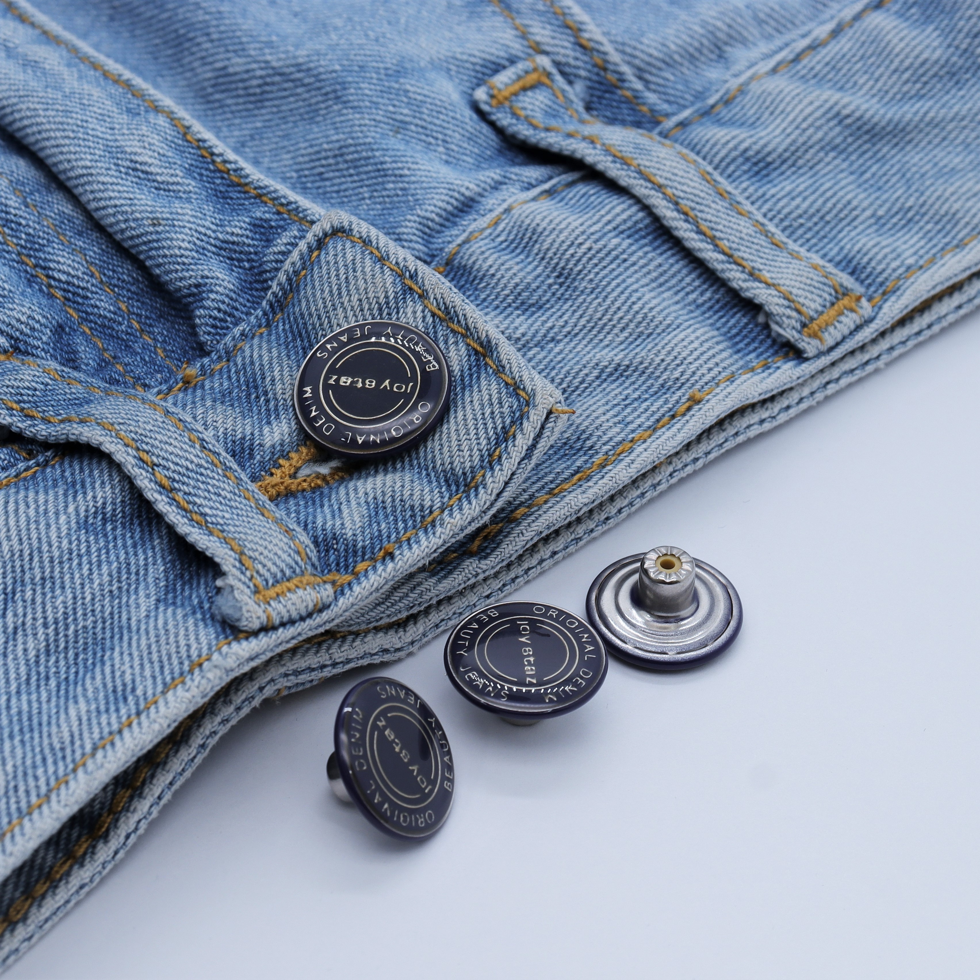 custom logo best selling electroplate Metal Toggle Button Jeans Buttons 15mm 17mm 20mm Pant Extender