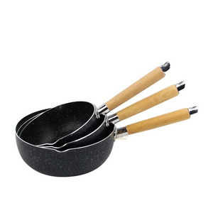 Stainless Steel Saucepan with Single Handle FT-01613