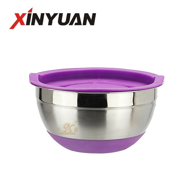 Factory specialty customization steel mixing bowl kitchenware stainless steel mixing  salad bowl set