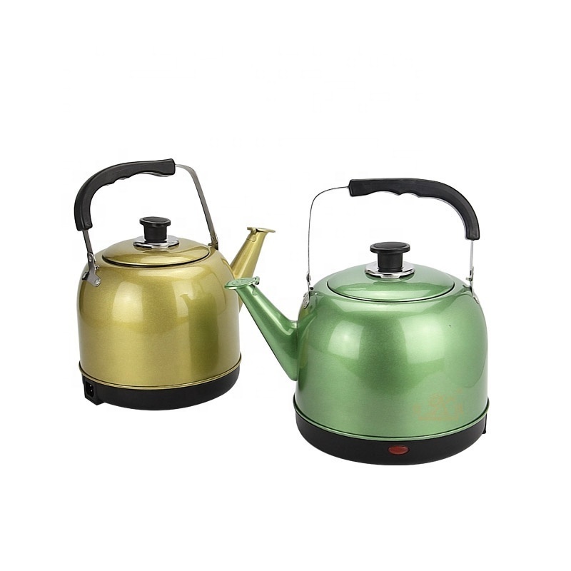 gooseneck kettle new product stainless steel electric collapsible yellow kettles