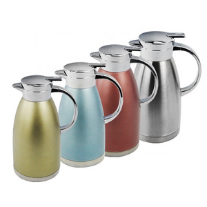 Water Kettles Whistling Tea Coffee Pots & Stainless Steel Portable Electric Thermo Retro Travel Hotel vacuum carafe water Kettle