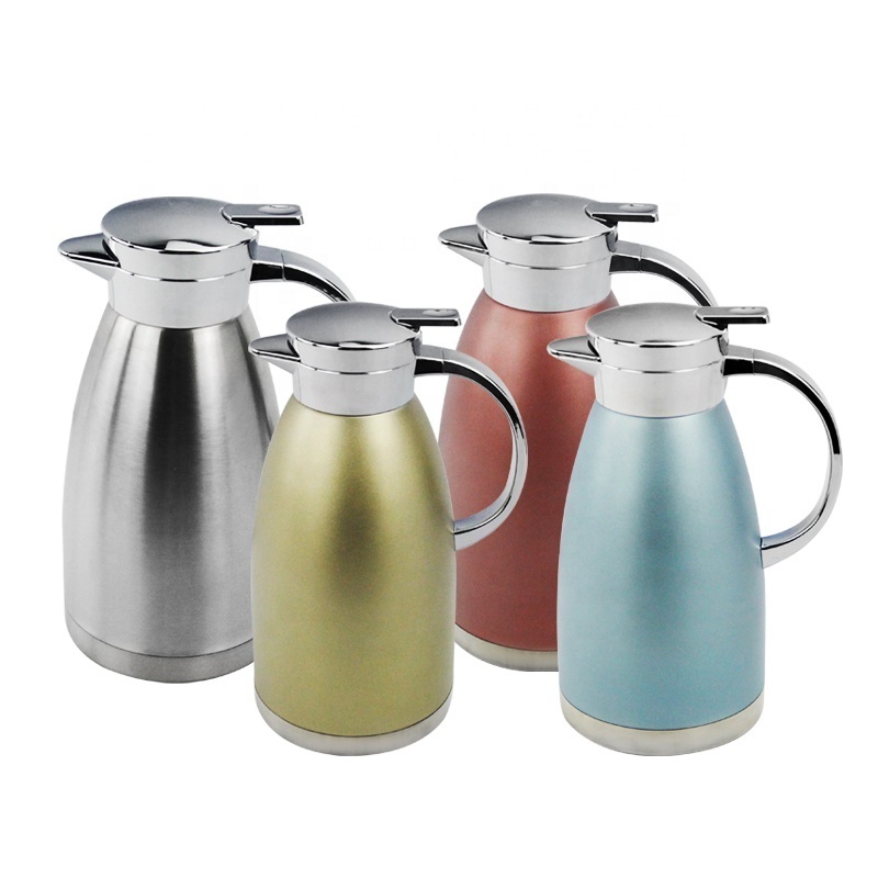 Water Kettles Whistling Tea Coffee Pots & Stainless Steel Portable Electric Thermo Retro Travel Hotel vacuum carafe water Kettle