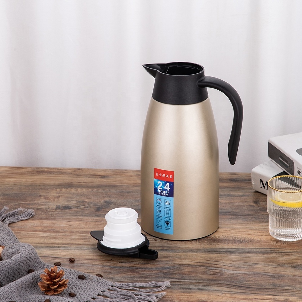 Kettle Water Tea cheap Price Glass Coffee Hotel Tray Set Pots & Stainless Steel 1.5L 2.0L Portable vacuum water Kettles