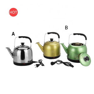 gooseneck kettle new product stainless steel electric collapsible yellow kettles