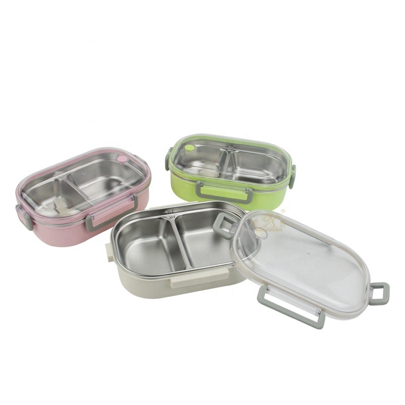 Heat-resistant  children lunch box 304 stainless steel lunch box stainless steel kids lunch box