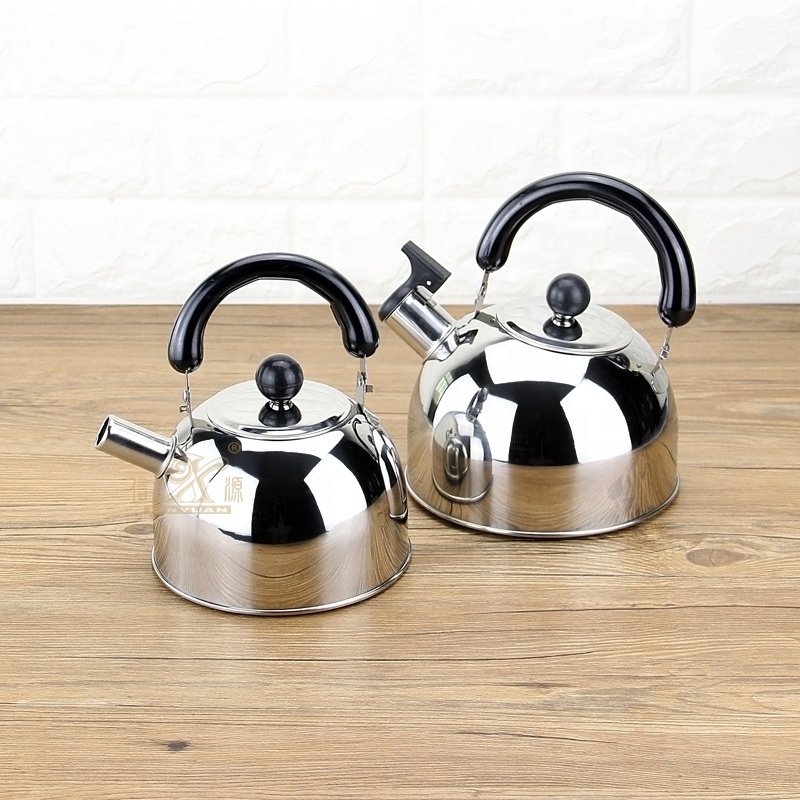 Stove Kettle Stainless Steel Customized Polishing 201 S/s Kichen Metal tea pot 3L Sustainable stocked COFFEE kettle