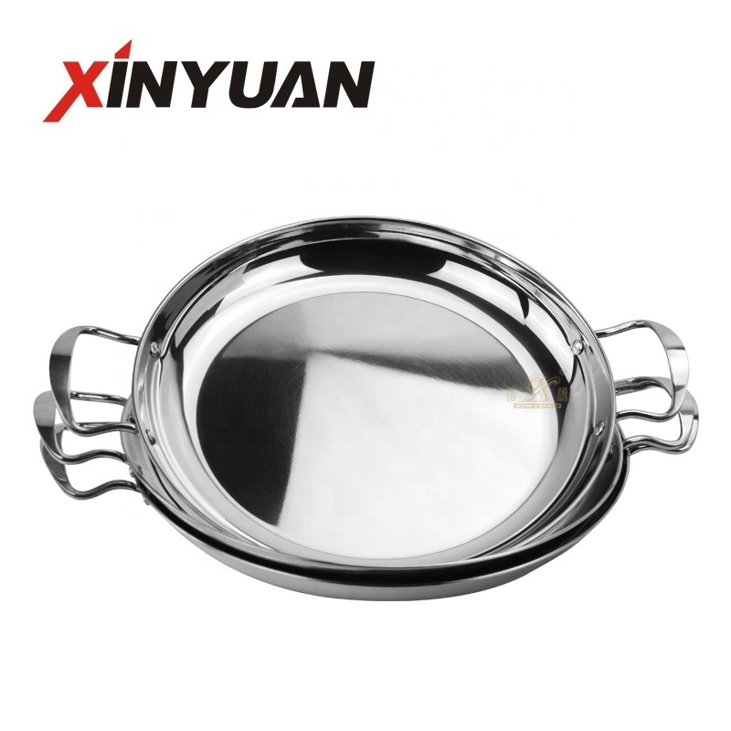 Best selling products wholesale stainless steel pans paella pans