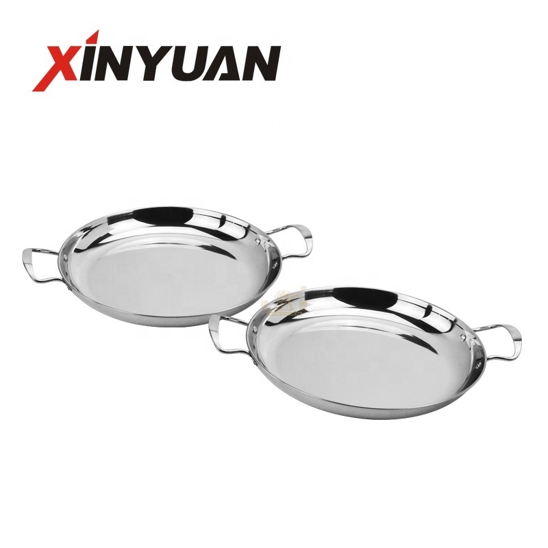 Best selling products wholesale stainless steel pans paella pans