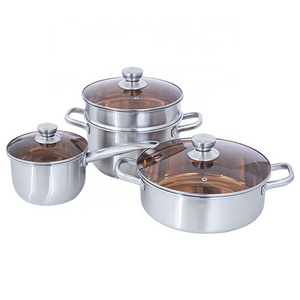 Stainless Steel Pots Indian Aluminium Large Set Non Stick Kitchen Clay Coking Cookware Set Nonstick High Quality Big Cooking Pot