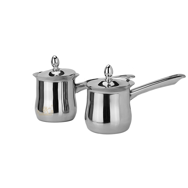 Factory wholesale stainless steel milk warmer nonstick pot,stainless steel drip coffee