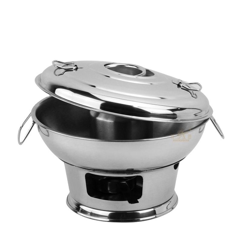 Thailand stainless steel sukiyaki alcohol hot heating pot