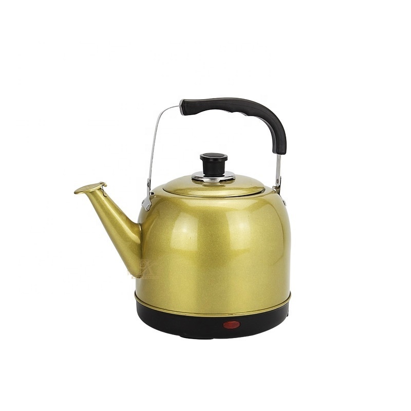 gooseneck kettle new product stainless steel electric collapsible yellow kettles