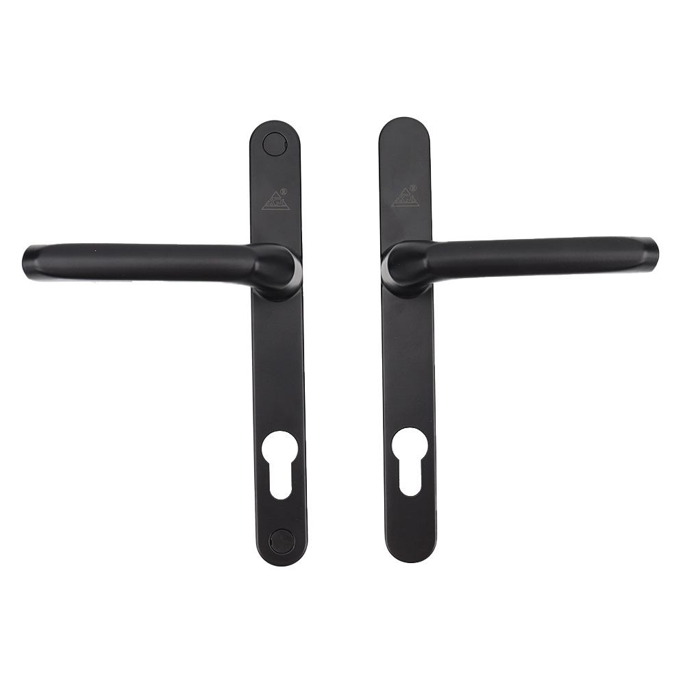 Construction Hardware Aluminium Accessories Interior Door and Window Handles Free Powder Coating with Lock Zinc Alloy Modern 100