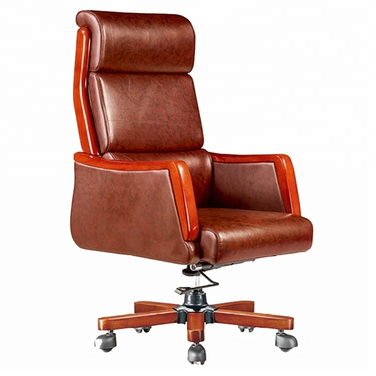 big and tall leather boss manager presidential executive office chair