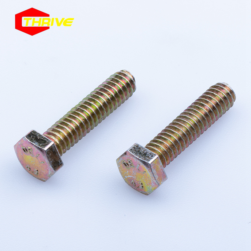 Auto Fastener Hex Bolt and Nut M6 M8 M10  M12 Stainless Steel Screw Carbon Steel Galvanized Bolt Screw