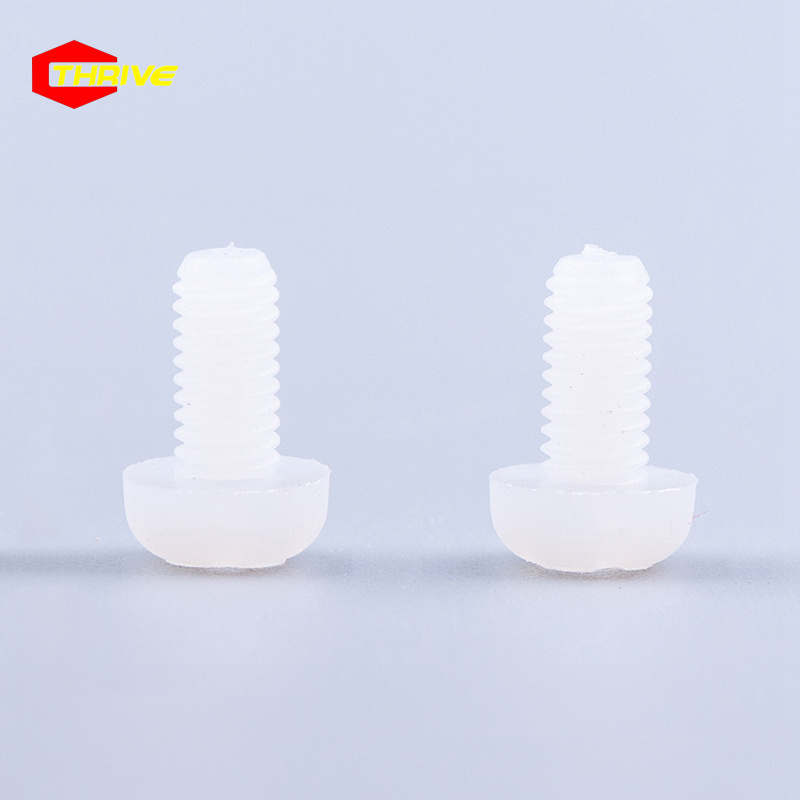 Plastic Pan Head Screws Polycarbonate PC Transparent Acrylic Screw insulated Nylon Screw