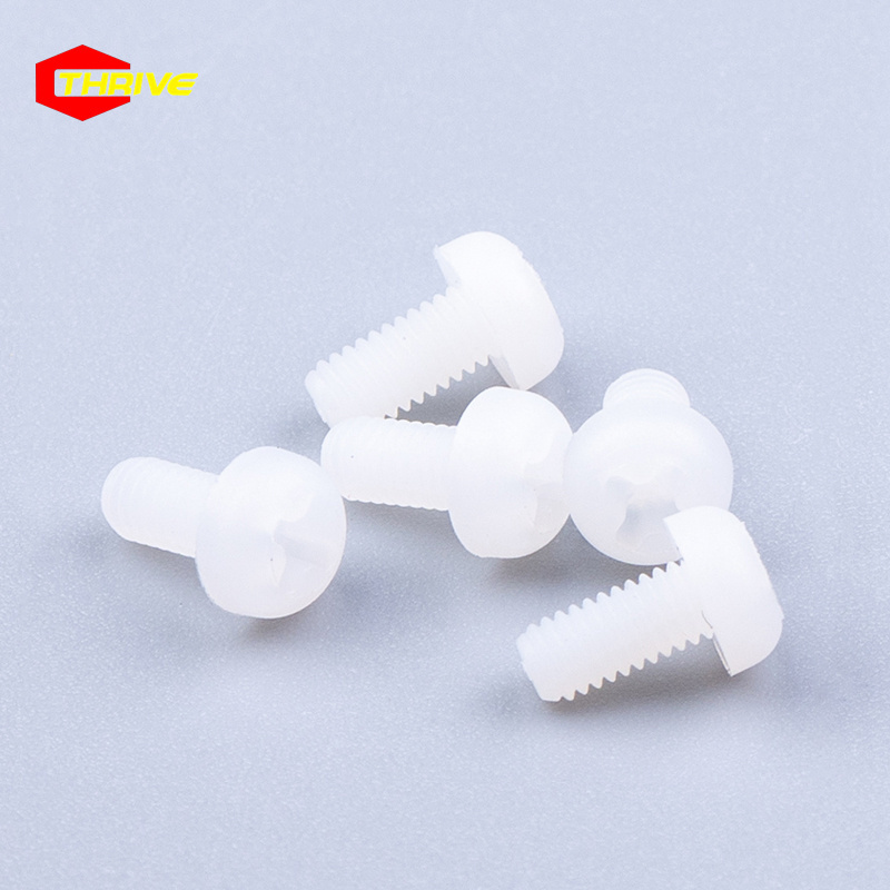 Plastic Pan Head Screws Polycarbonate PC Transparent Acrylic Screw insulated Nylon Screw