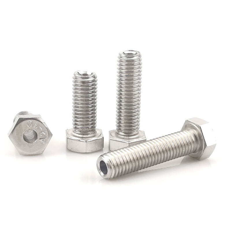 Stainless Steel M3 M6 M8 Allen Hollow screws Hexagonal Socket Screw Allen Hole Bolt