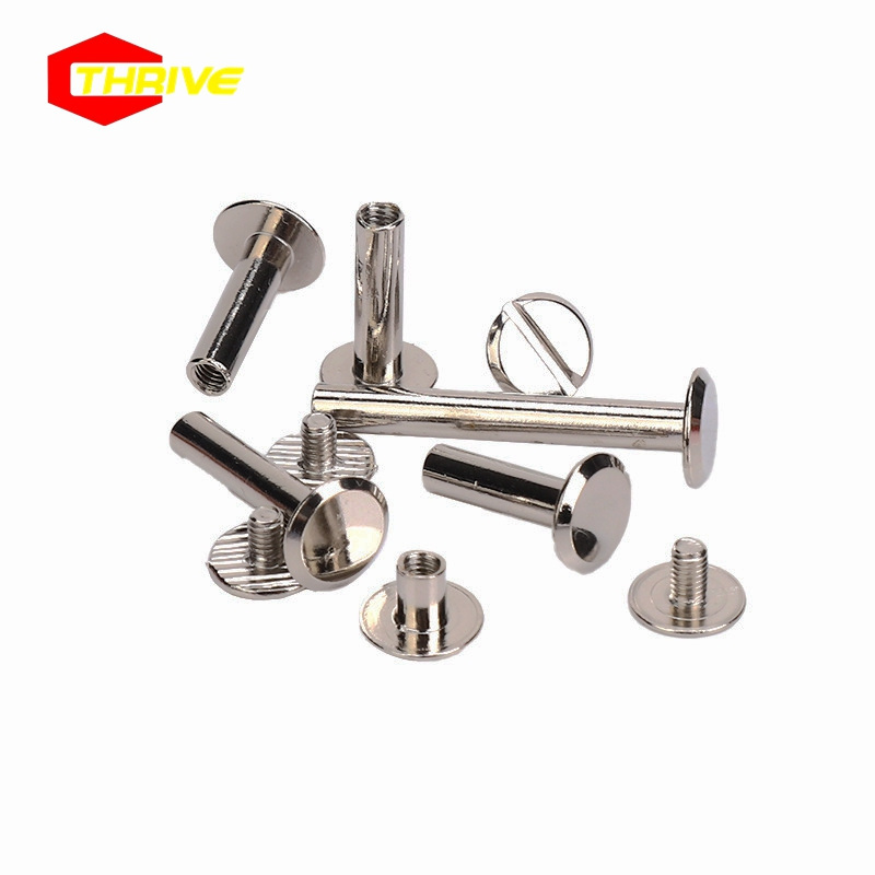 Stainless Steel Binding Post Screw Rivets Hexagon socket Head Male Female Screw Chicago Screws