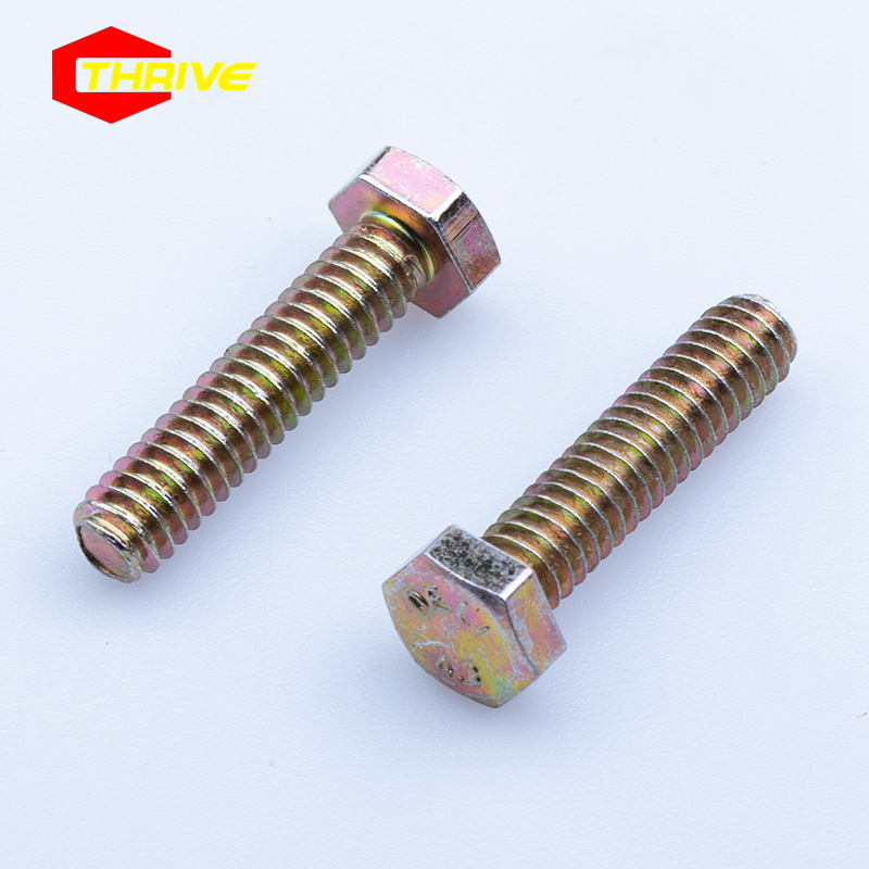 Auto Fastener Hex Bolt and Nut M6 M8 M10  M12 Stainless Steel Screw Carbon Steel Galvanized Bolt Screw