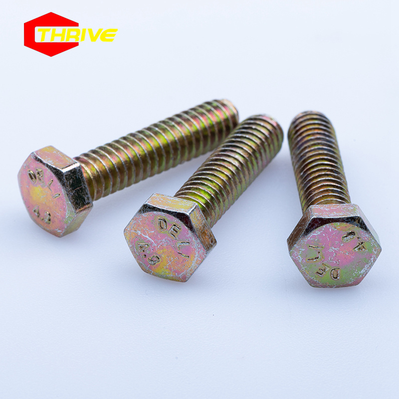 Auto Fastener Hex Bolt and Nut M6 M8 M10  M12 Stainless Steel Screw Carbon Steel Galvanized Bolt Screw