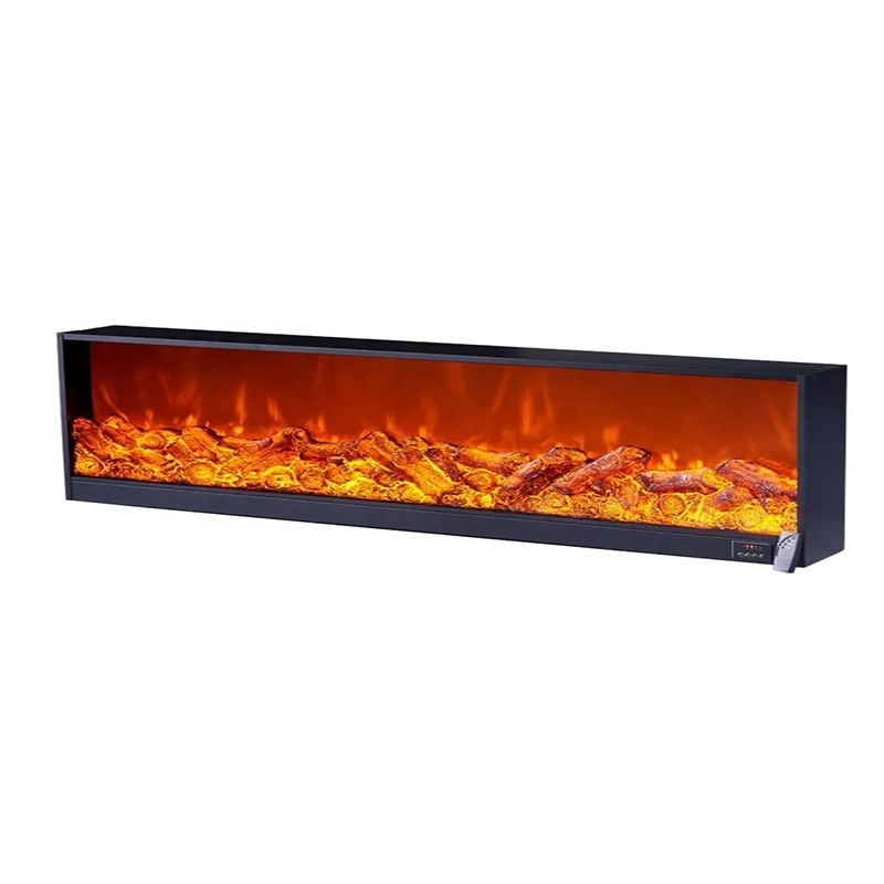 Factory supply OEM/ODM custom size fire place with logs wall mounted indoor decor flame electric fireplace no heat