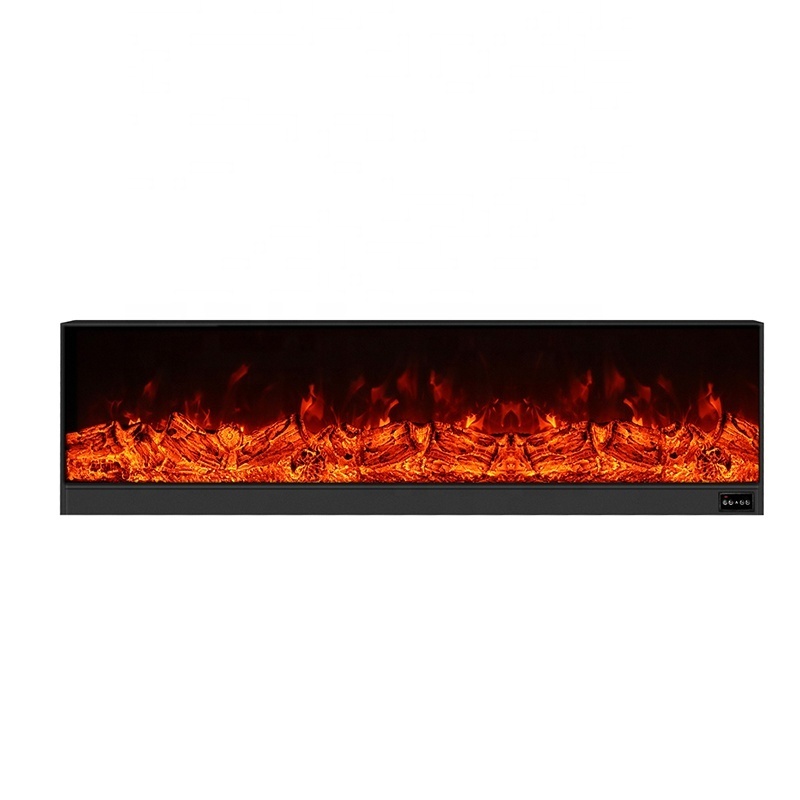 Factory supply OEM/ODM custom size fire place with logs wall mounted indoor decor flame electric fireplace no heat