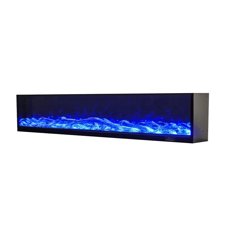 Factory supply OEM/ODM custom size fire place with logs wall mounted indoor decor flame electric fireplace no heat