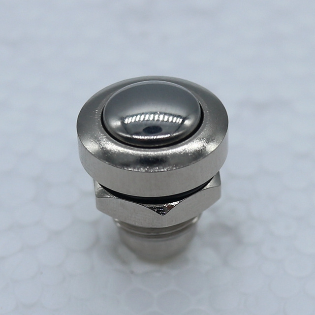 8mm 12Mm 16Mm 19Mm 22Mm  30mm Round Waterproof Ip67 Metal Push Button Momentary Latching Switch  for kitchen hood