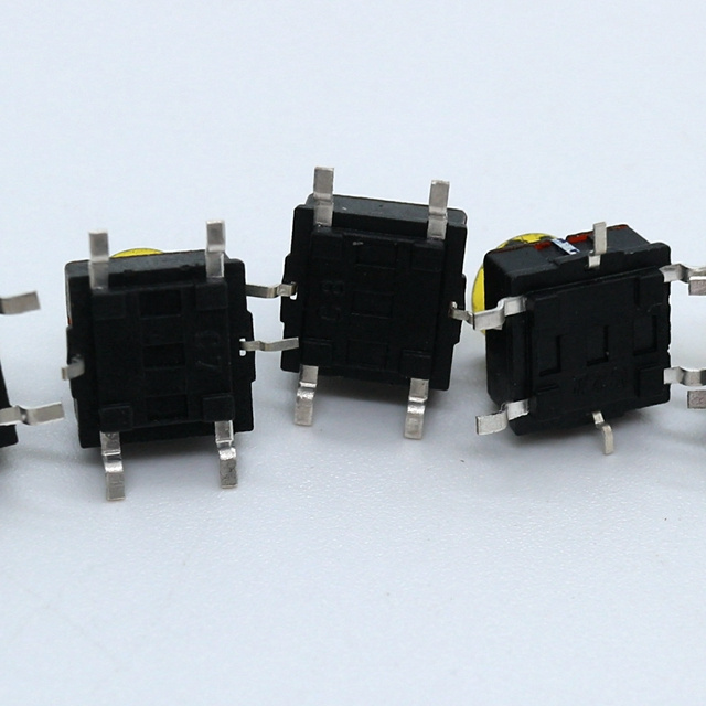 smd thin 6.2*6.2 micro tact smt tact switch LED 6x6mm micro push button switch 4 pin DIP tactile switch