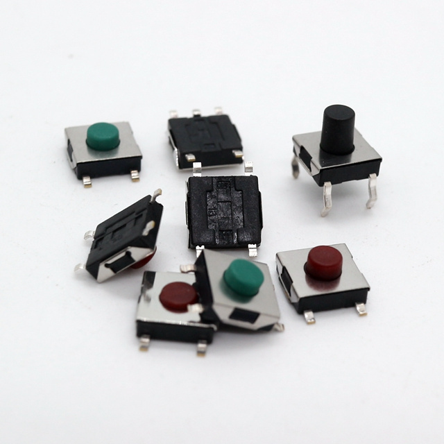 Push button 6.2*6.2* SMD micro momentary tact button switch 6X6 touch tactile switch 4pins 6.2X6.2 tact switch