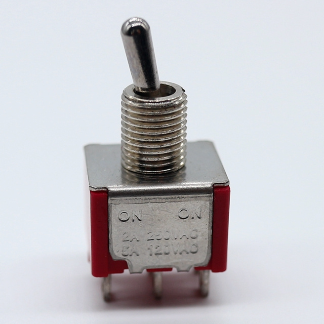 ON ON/ON OFF 6 pins DPDT Mini Latching Toggle Switch ,2/3 Position 3A/250V 5A/125V 6mm/12mm Reset Toggle Switch