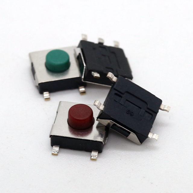 Push button 6.2*6.2* SMD micro momentary tact button switch 6X6 touch tactile switch 4pins 6.2X6.2 tact switch