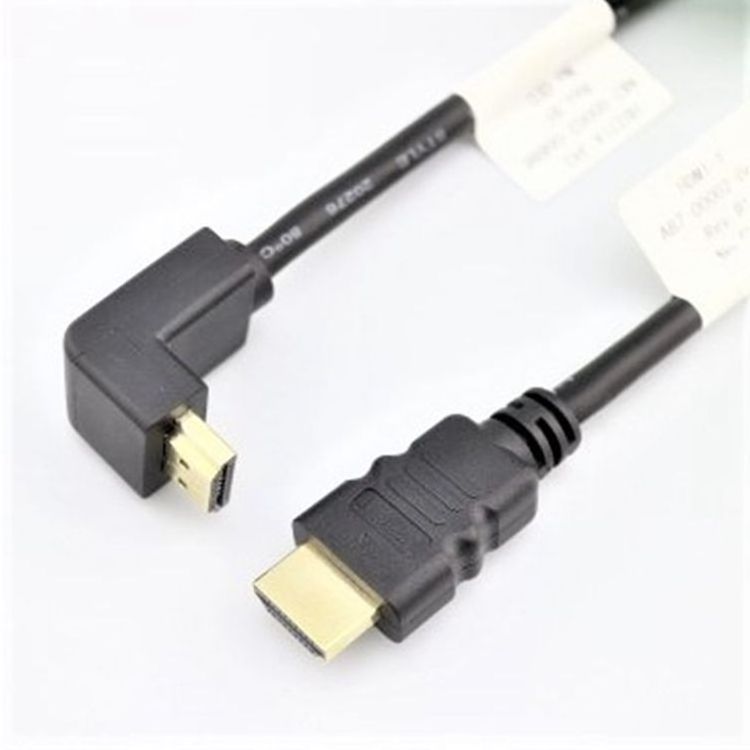 Factory price OEM ODM customize 3D 4K 8K 1080P 90 degree right angle high speed HDMI HDTV cable 1m to 10m