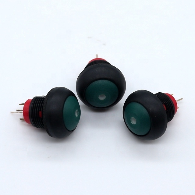 IP67 led plastic push button switch plastic momentary push button switch plastic push button switch