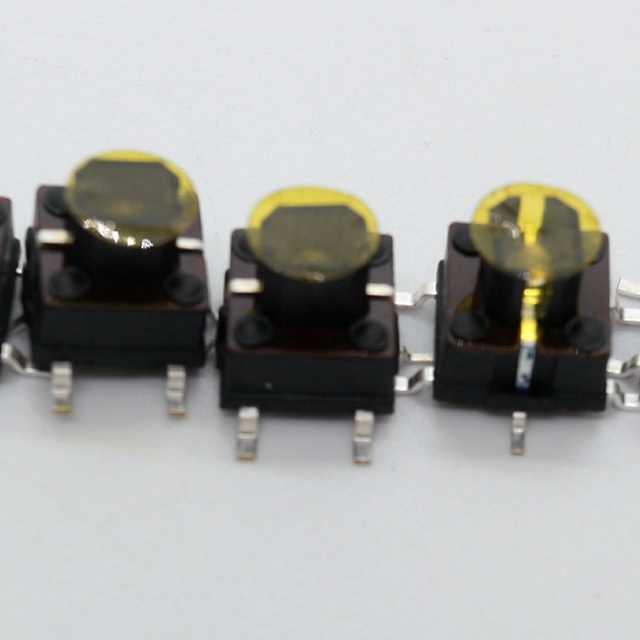 smd thin 6.2*6.2 micro tact smt tact switch LED 6x6mm micro push button switch 4 pin DIP tactile switch