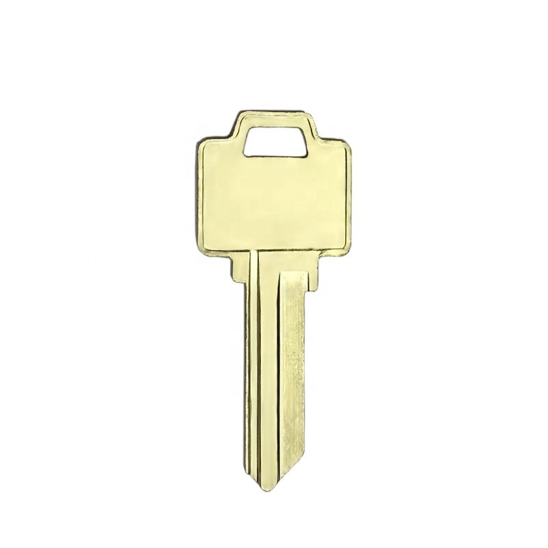 Free Sample  WR5 House blank Key Nickel Silver Door Key With Brass Handle Door key