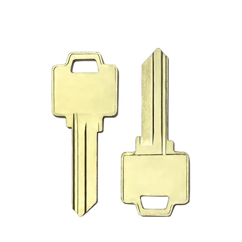 Free Sample  WR5 House blank Key Nickel Silver Door Key With Brass Handle Door key