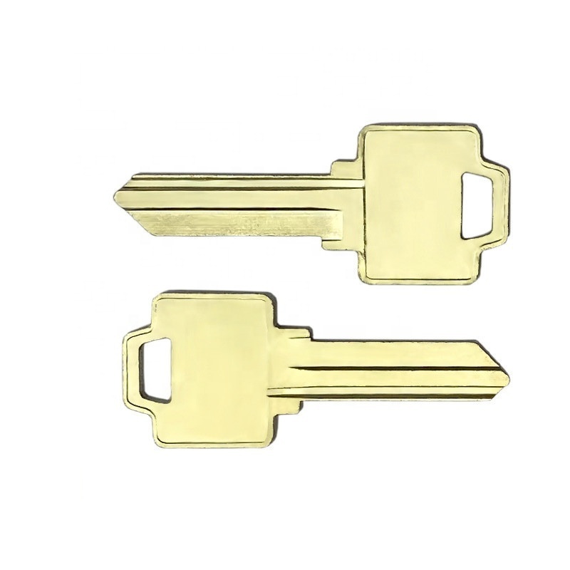 Free Sample  WR5 House blank Key Nickel Silver Door Key With Brass Handle Door key