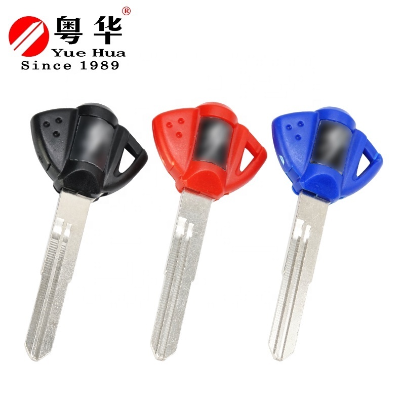 Industrial Oem Color Right Slot Uncut Motorcycle Blank Keys For Suzuki GSXR 600 750 1000 SV650 K1-K11